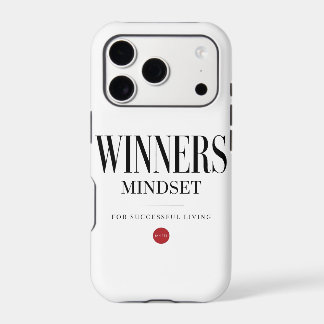 WINNERS MINDSET iPhone 17 Pro Case By JAH TEE Bran