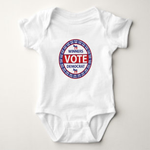 Winners Vote Democrat Baby Bodysuit