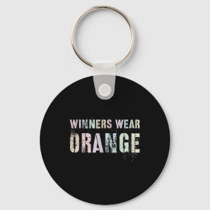 WINNERS WEAR ORANGE Summer Camp Team Colour War Ga Key Ring