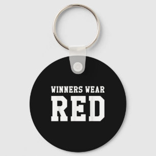 Winners Wear Red Camp Colour War Team Competition Key Ring