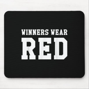 Winners Wear Red Camp Colour War Team Competition Mouse Mat