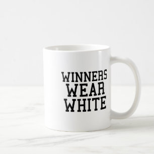 Winners Wear White Colour War Camp Team Game Compe Coffee Mug