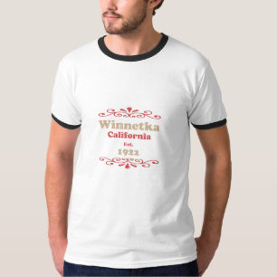 Winnetka California Vintage Typography T-Shirt