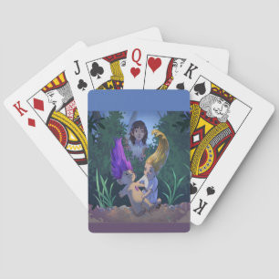 Winnie discovers Oola in the forest Playing Cards