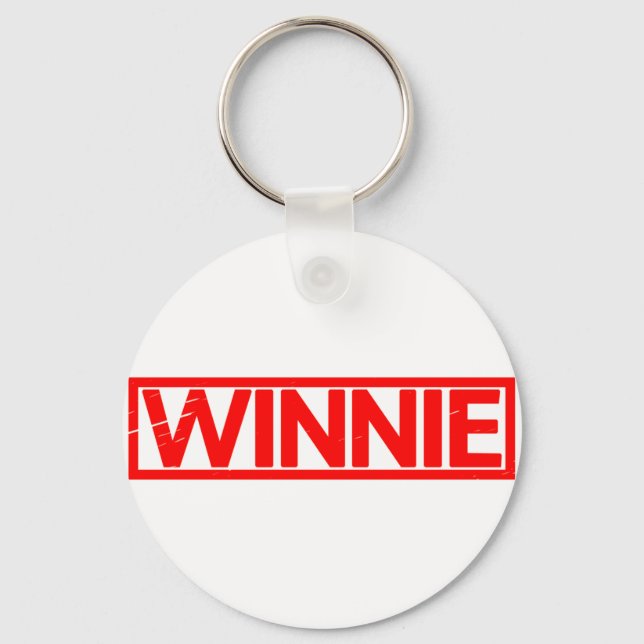 Winnie Stamp Key Ring (Front)