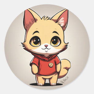 Winnie the Pooh Cat V3 Sticker