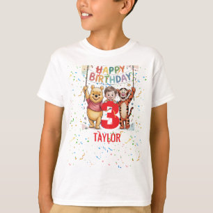 Winnie the Pooh   Happy Birthday T-Shirt