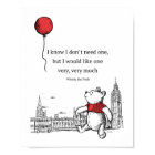 Winnie the Pooh | I Know I Don't Need One Quote