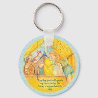 Winnie The Pooh Keychain - girls keyring