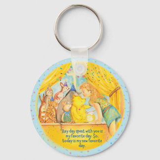 Winnie The Pooh Keychain - girls keyring