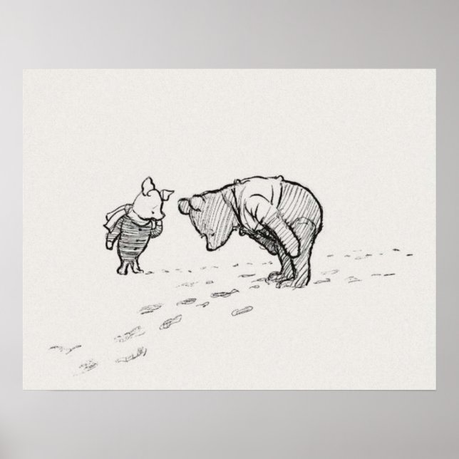 Winnie the Pooh Sketch Poster (Front)