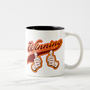 Winning $17.95 Two Toned Coffee Mug