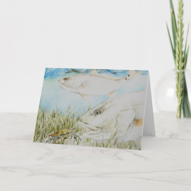 Winning Art By B. King Grade 8 Holiday Card (Front)