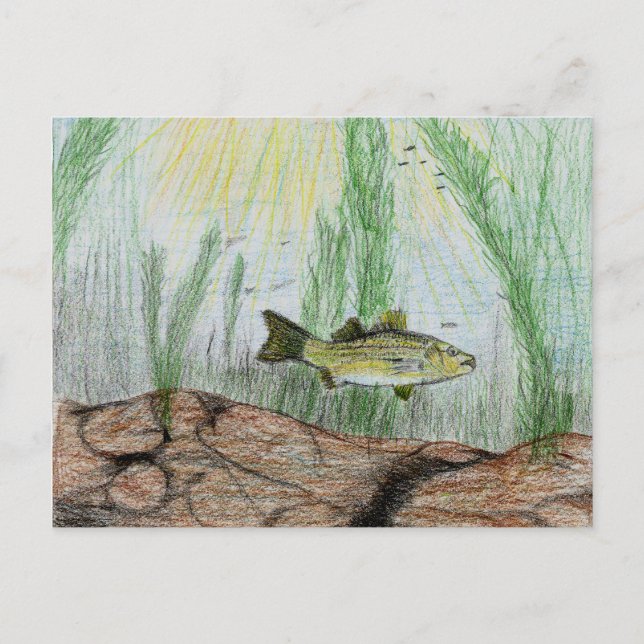 Winning Art By B. Selby Grade 4 Postcard (Front)