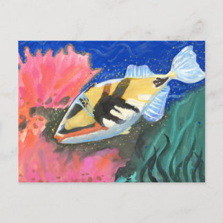 Winning art by  I. Liu - Grade 7 Postcard