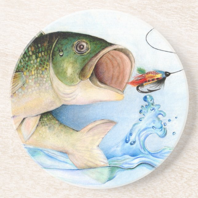 Winning art by  K. Liu - Grade 10 Coaster (Front)