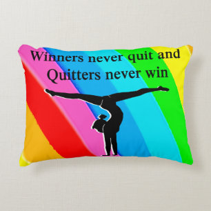 WINNING GYMNAST DECORATIVE CUSHION