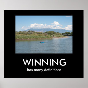 WINNING has many definitions Poster