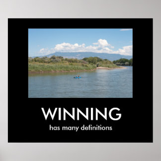 WINNING has many definitions Poster