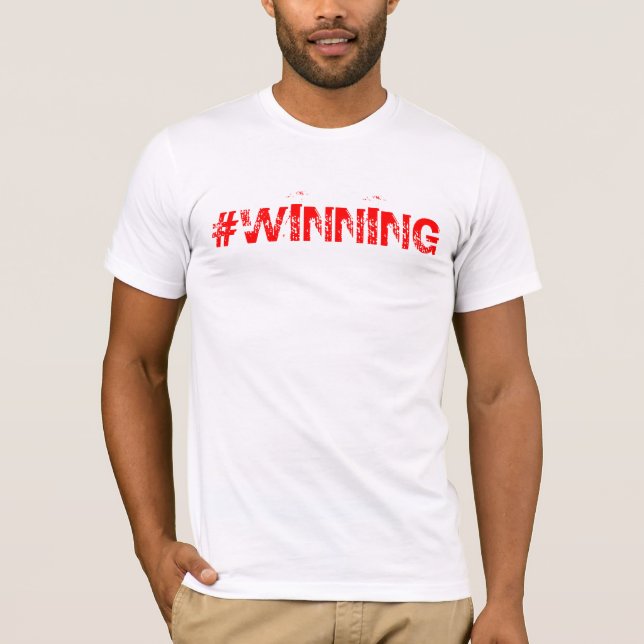 "Winning" hash-tag tee (Front)