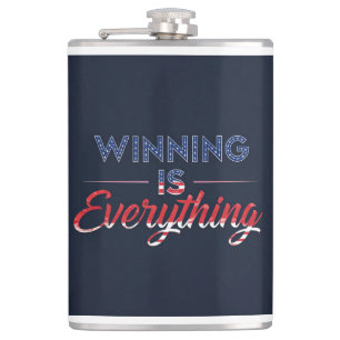 Winning Is Everything  Hip Flask
