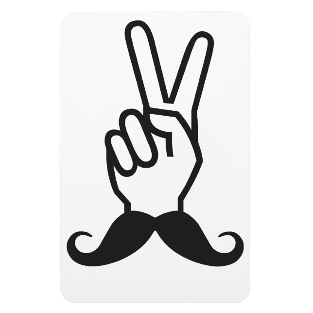 Winning Moustache custom magnet (Vertical)