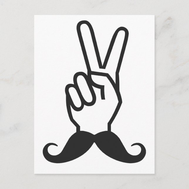 Winning Moustache custom postcard (Front)