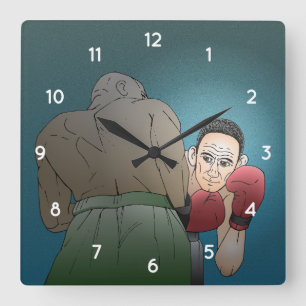 Winning or Losing Square Wall Clock