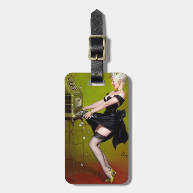 Winning Pin Up Luggage Tag (Front Vertical)