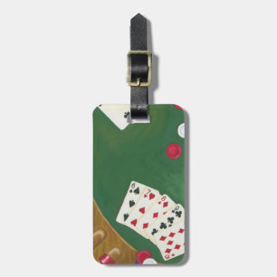 Winning Poker Hand Six Through Ten Luggage Tag