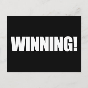 WINNING Postcard
