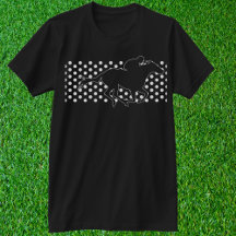 Winning Race Horse on Polka Dots T-Shirt