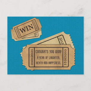 winning ticket for 2021 holiday postcard