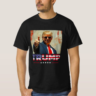 Winning Trump Sunglasses Trump 2024 Supporter T-Shirt