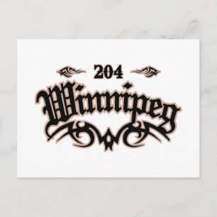 Winnipeg 204 postcard