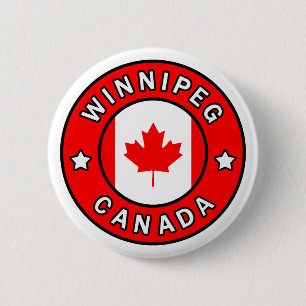 Winnipeg Canada 6 Cm Round Badge