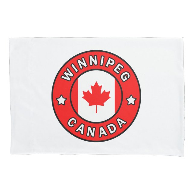 Winnipeg Canada Pillowcase (Front)