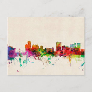 Winnipeg Canada Skyline Cityscape Postcard