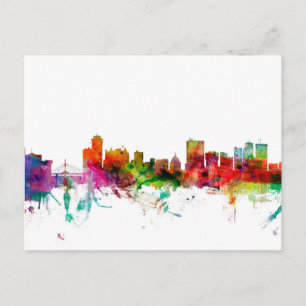 Winnipeg Canada Skyline Postcard