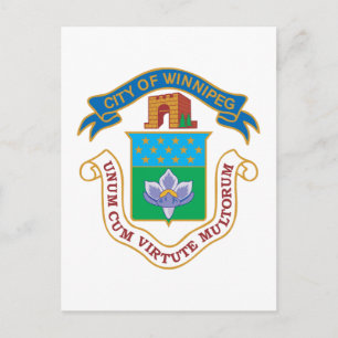 Winnipeg Coat of Arms Postcard
