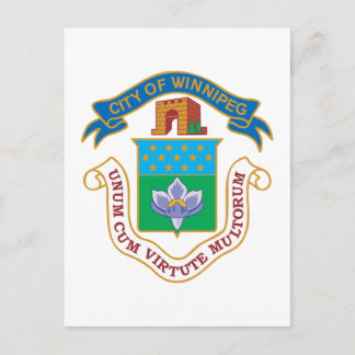 Winnipeg Coat of Arms Postcard