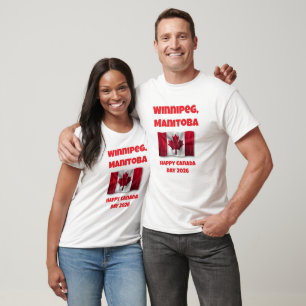 Winnipeg Happy Canada Day T-Shirt