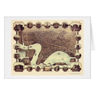 Winnipeg, MB, Canada Panoramic Map - 1884