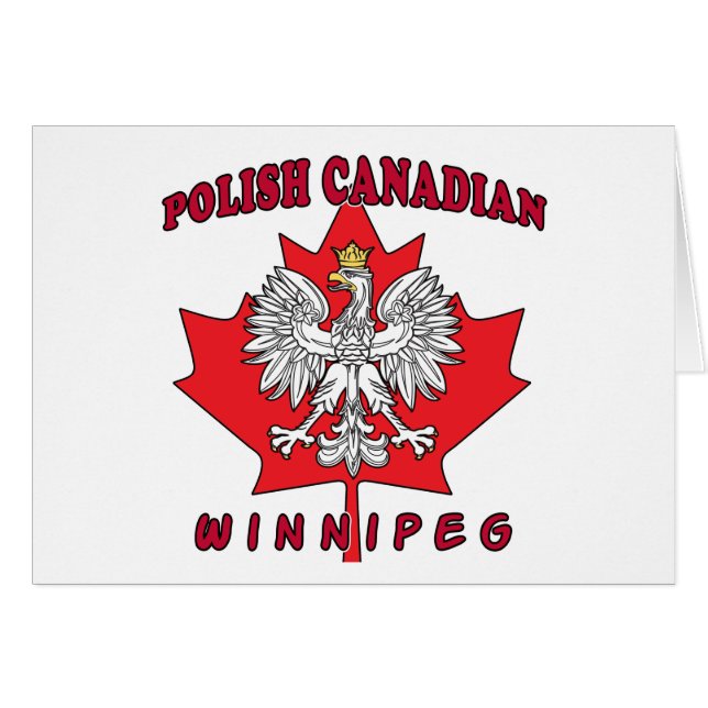 Winnipeg Polish Canadian Leaf (Front Horizontal)