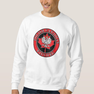 Winnipeg Round Polish Canadian Leaf Sweatshirt