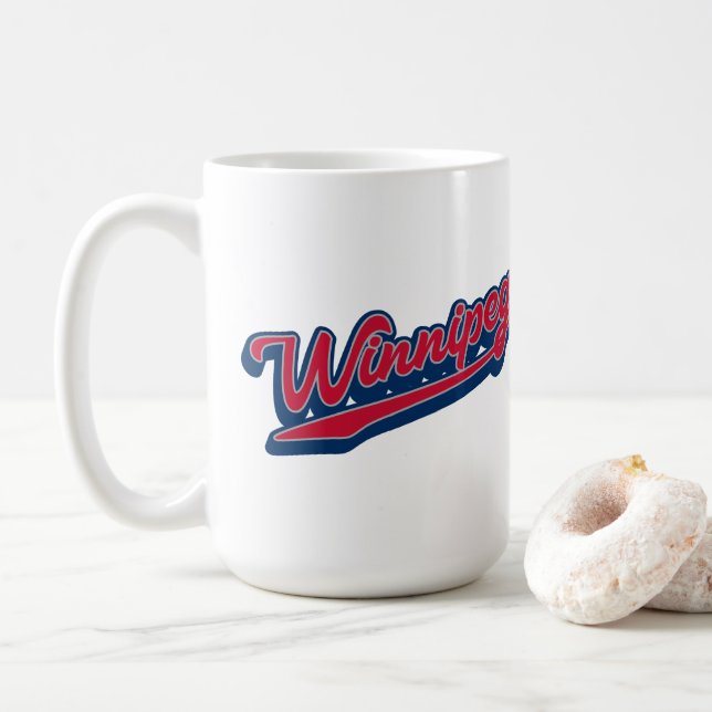 Winnipeg T-Shirt Coffee Mug (With Donut)