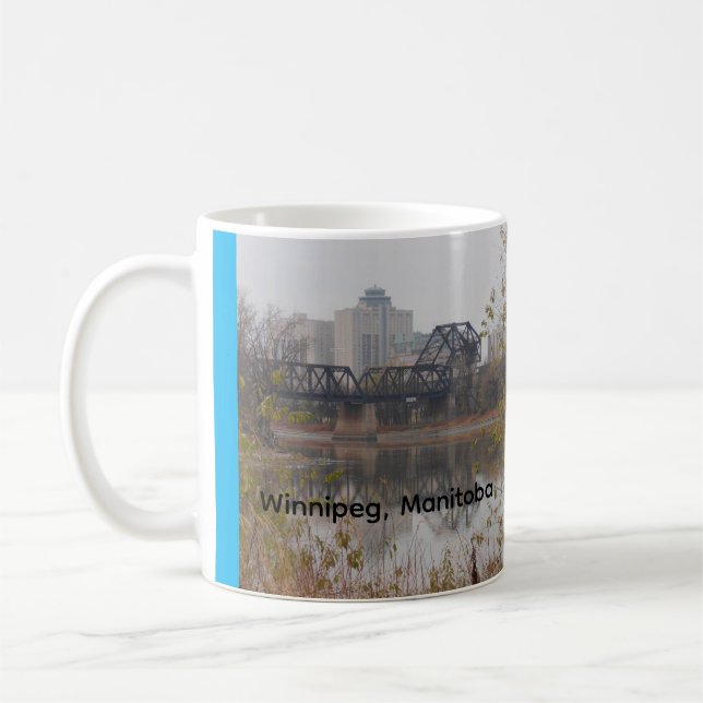 Winnipeg Train Bridge Coffee Mug (Left)