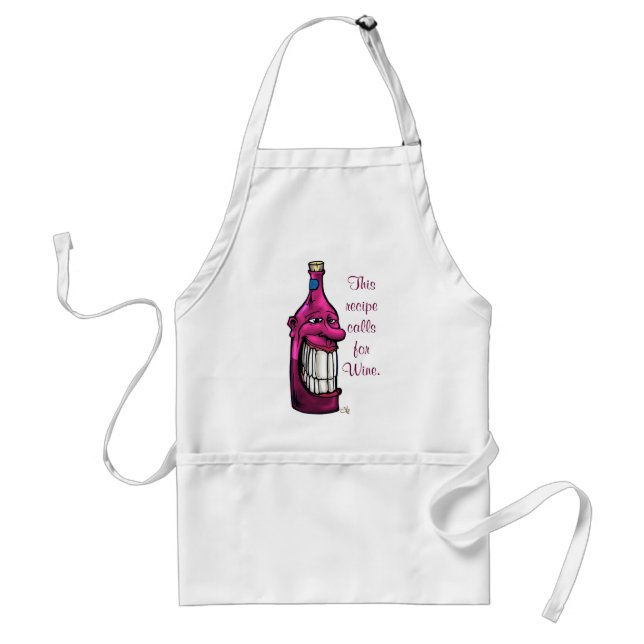 Wino, ThisrecipecallsforWine. Standard Apron (Front)