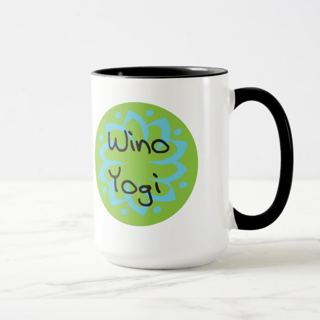 Wino Yogi Ceramic Mug (Right)