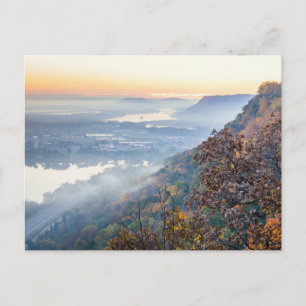 Winona Autumn Sunrise Postcard